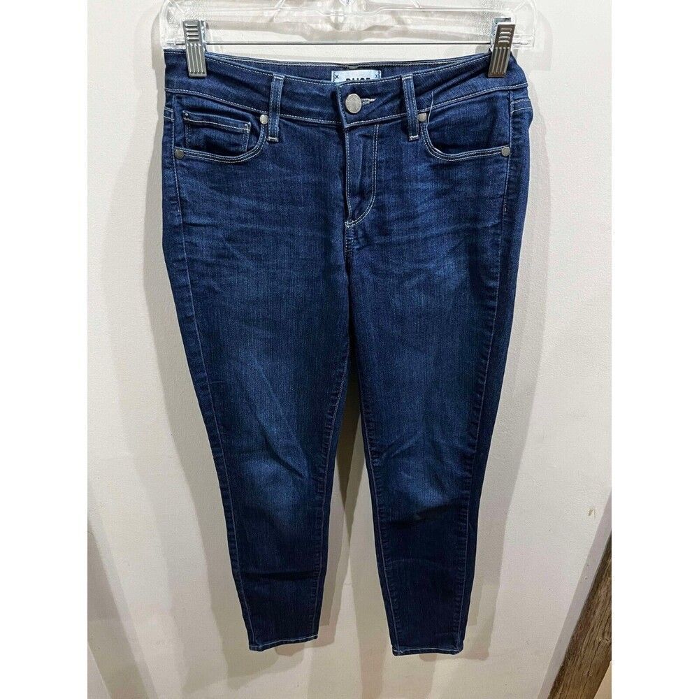 Paige Jeans Womens Size 27 Verdugo Ankle Blue Mid Rise Stretch Denim USA Casual